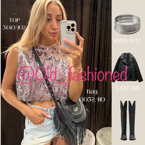 ZARA Bloggers Fav Sequin Skirt - Picture 4 of 16